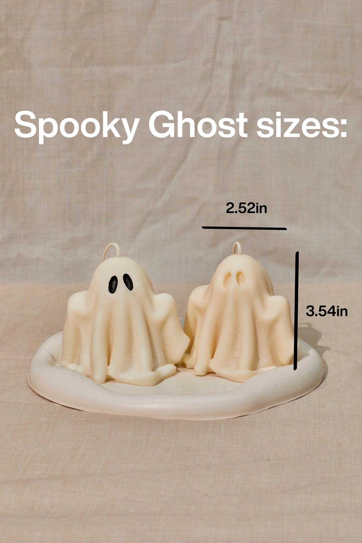 Ghost Candles, Set of 2