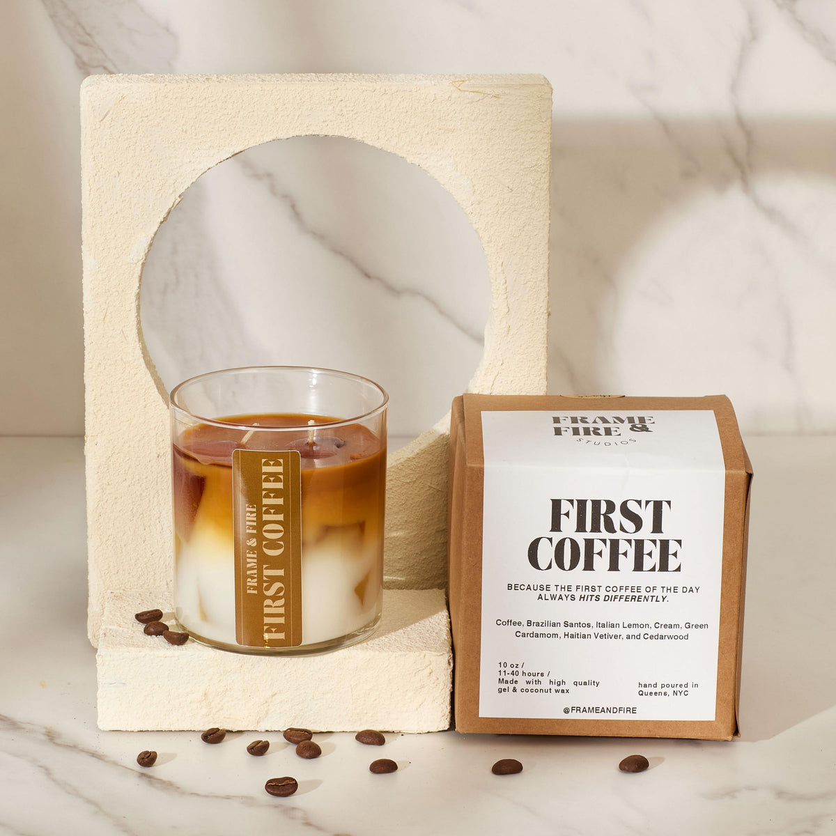 Latte Coffee Candle