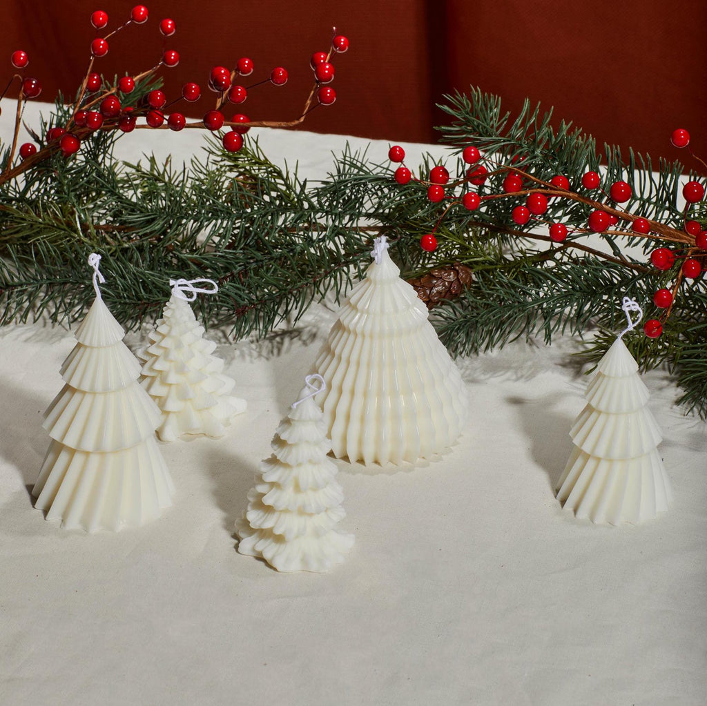 Christmas Tree Candles, Set of 6