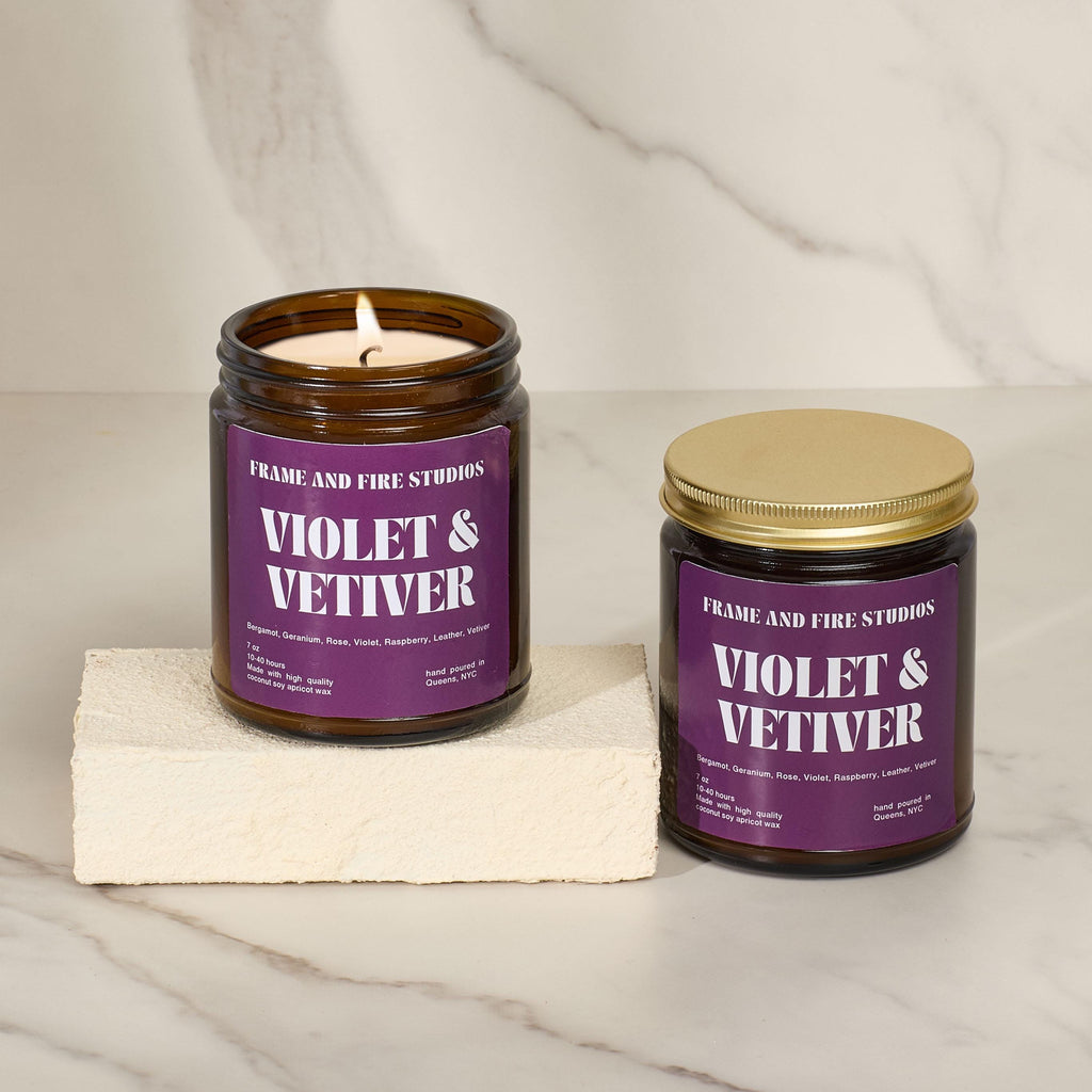 Violet + Vetiver Candle